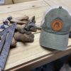 HMCBA Hats with Leather Patch - Olive