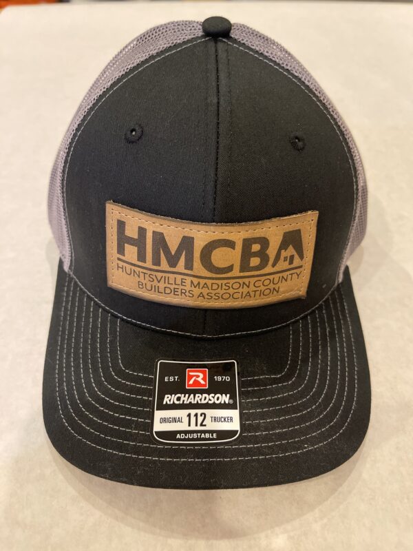 Dark Blue Hat with Grey Mesh